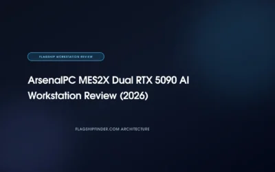 ArsenalPC MES2X Dual RTX 5090 AI Workstation Review (2026)