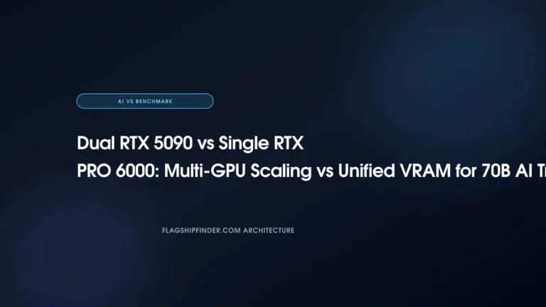 Dual RTX 5090 vs Single RTX PRO 6000: Multi-GPU Scaling vs Unified VRAM for 70B AI Training (2026)