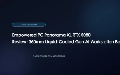 Empowered PC Panorama XL RTX 5080 Review: 360mm Liquid-Cooled Gen AI Workstation Benchmark