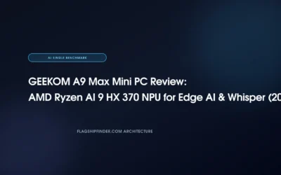 GEEKOM A9 Max Mini PC Review: AMD Ryzen AI 9 HX 370 NPU for Edge AI & Whisper (2026)