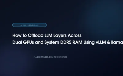How to Offload LLM Layers Across Dual GPUs and System DDR5 RAM Using vLLM & llama.cpp