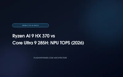 Ryzen AI 9 HX 370 vs Core Ultra 9 285H: NPU TOPS (2026)