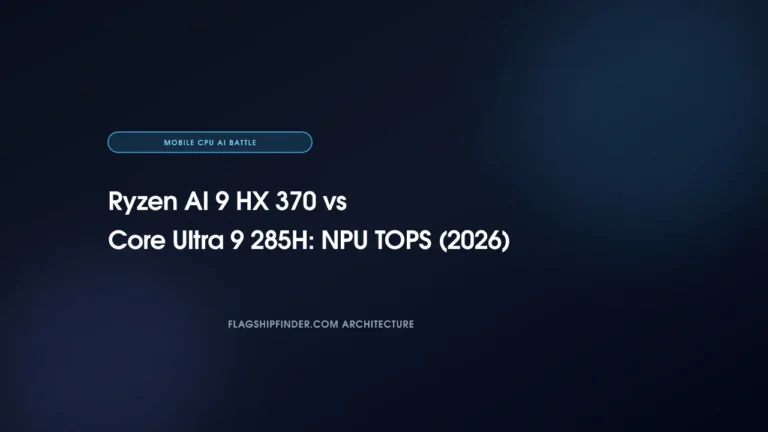 Ryzen AI 9 HX 370 vs Core Ultra 9 285H: NPU TOPS (2026)