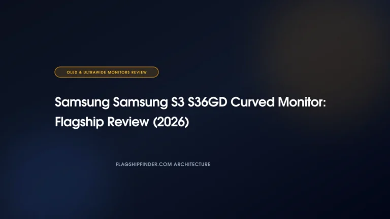Samsung S3 S36GD Curved Monitor: Flagship Review (2026)