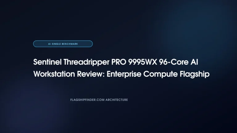 Sentinel Threadripper PRO 9995WX 96-Core AI Workstation Review: Enterprise Compute Flagship