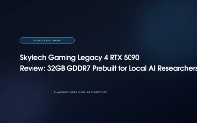 Skytech Gaming Legacy 4 RTX 5090 Review: 32GB GDDR7 Prebuilt for Local AI Researchers