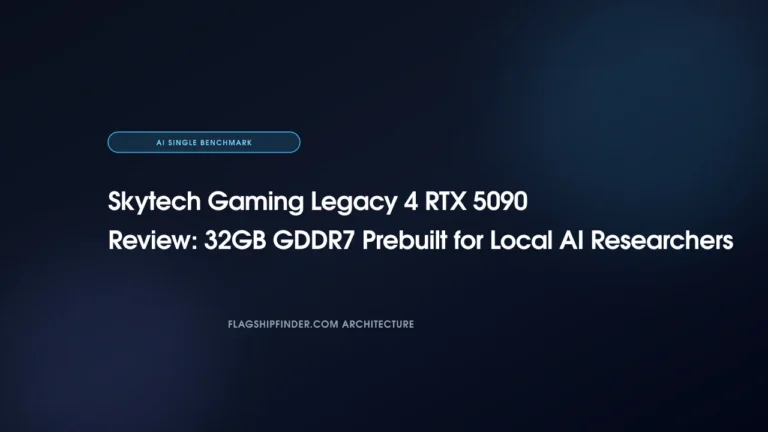 Skytech Gaming Legacy 4 RTX 5090 Review: 32GB GDDR7 Prebuilt for Local AI Researchers