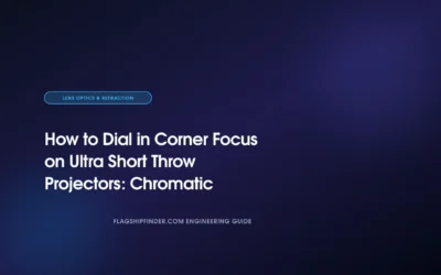 How to Dial in Corner Focus on Ultra Short Throw Projectors: Chromatic Aberration Guide (2026)