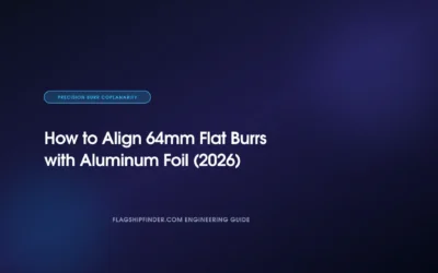 How to Align 64mm Flat Burrs with Aluminum Foil (2026)