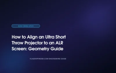 How to Align an Ultra Short Throw Projector to an ALR Screen: Geometry Guide (2026)
