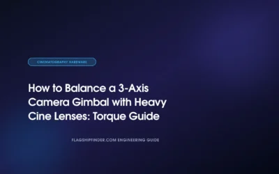 How to Balance a 3-Axis Camera Gimbal with Heavy Cine Lenses: Torque Guide (2026)