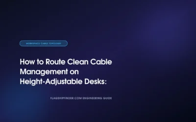 How to Route Clean Cable Management on Height-Adjustable Desks: Vertebrae Spine Guide (2026)