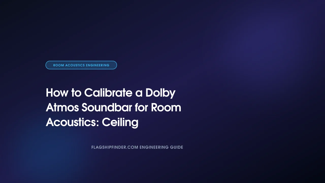 How to Calibrate a Dolby Atmos Soundbar for Room Acoustics: Ceiling Reflection Guide (2026)