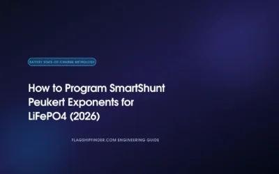 How to Program SmartShunt Peukert Exponents for LiFePO4 (2026)