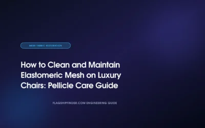 How to Clean and Maintain Elastomeric Mesh on Luxury Chairs: Pellicle Care Guide (2026)