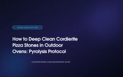 How to Deep Clean Cordierite Pizza Stones in Outdoor Ovens: Pyrolysis Protocol (2026)
