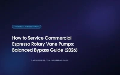 How to Service Commercial Espresso Rotary Vane Pumps: Balanced Bypass Guide (2026)