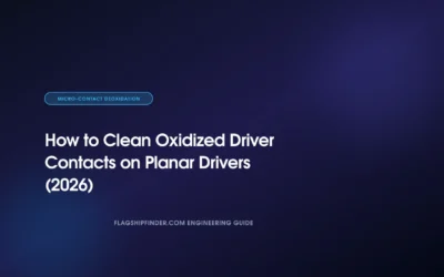 How to Clean Oxidized Driver Contacts on Planar Drivers (2026)