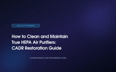 How to Clean and Maintain True HEPA Air Purifiers: CADR Restoration Guide (2026)