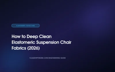 How to Deep Clean Elastomeric Suspension Chair Fabrics (2026)