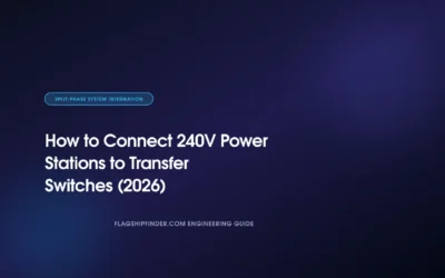 How to Connect 240V Power Stations to Transfer Switches (2026)