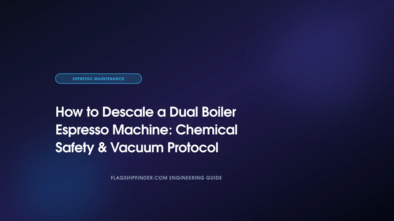 How to Descale a Dual Boiler Espresso Machine: Chemical Safety & Vacuum Protocol (2026)