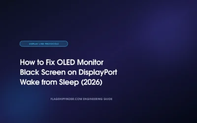 How to Fix OLED Monitor Black Screen on DisplayPort Wake from Sleep (2026)