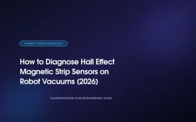 How to Diagnose Hall Effect Magnetic Strip Sensors on Robot Vacuums (2026)