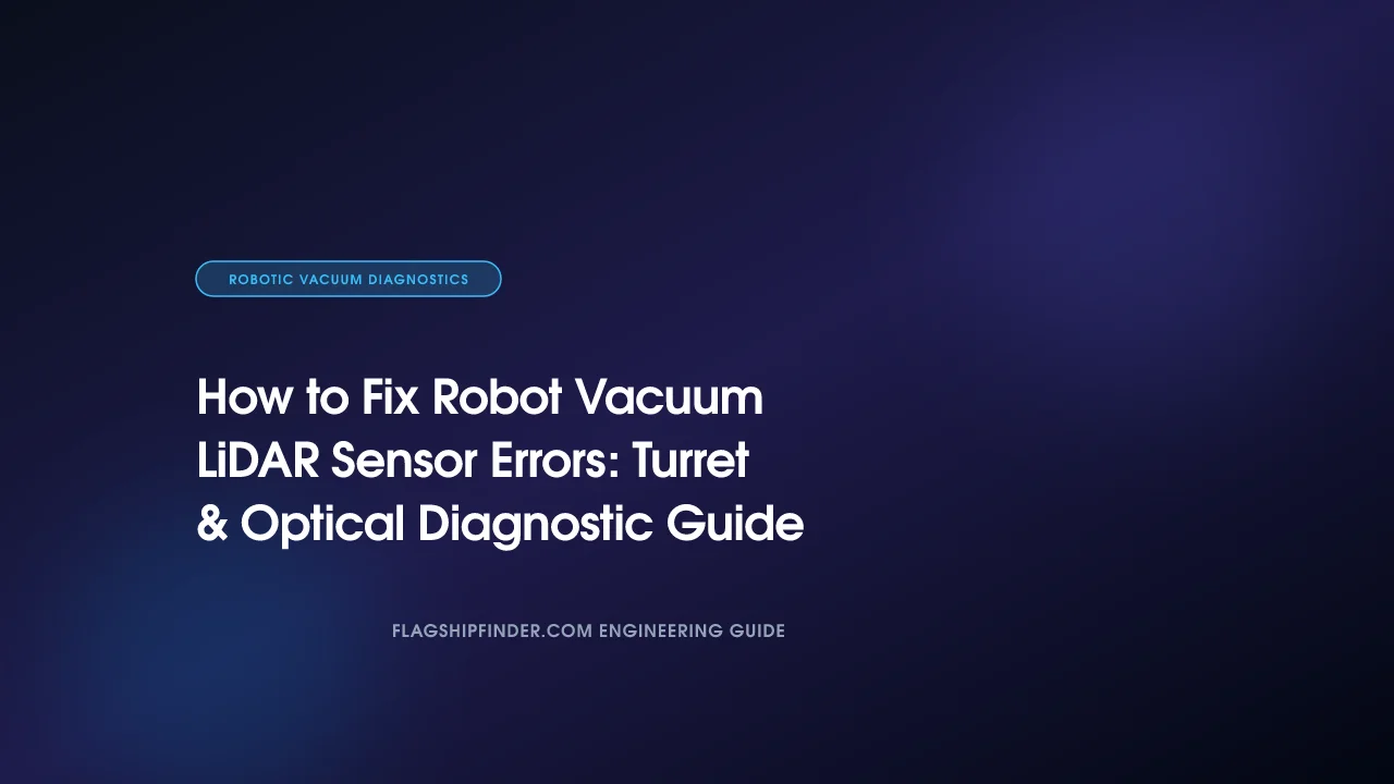 How to Fix Robot Vacuum LiDAR Sensor Errors: Turret & Optical Diagnostic Guide (2026)