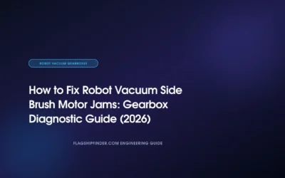 How to Fix Robot Vacuum Side Brush Motor Jams: Gearbox Diagnostic Guide (2026)