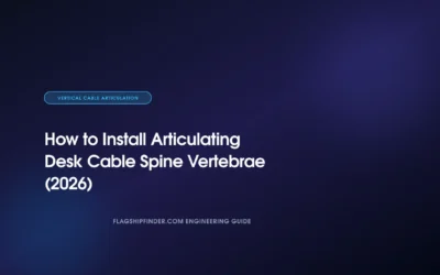 How to Install Articulating Desk Cable Spine Vertebrae (2026)