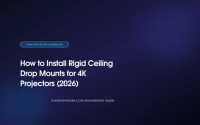 How to Install Rigid Ceiling Drop Mounts for 4K Projectors (2026)