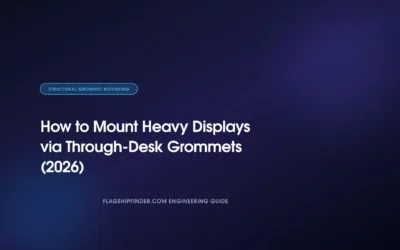 How to Mount Heavy Displays via Through-Desk Grommets (2026)