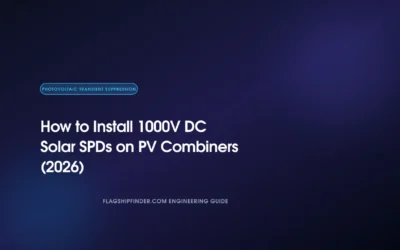 How to Install 1000V DC Solar SPDs on PV Combiners (2026)