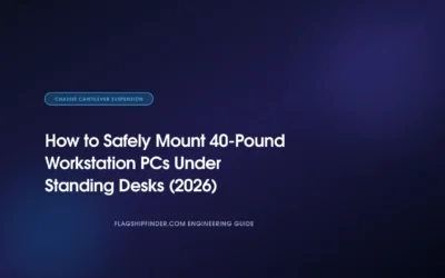 How to Safely Mount 40-Pound Workstation PCs Under Standing Desks (2026)