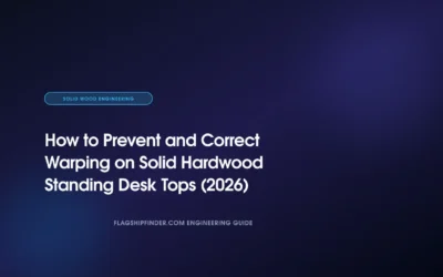 How to Prevent and Correct Warping on Solid Hardwood Standing Desk Tops (2026)