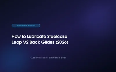 How to Lubricate Steelcase Leap V2 Back Glides (2026)