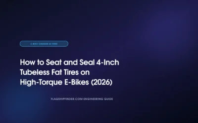 How to Seat and Seal 4-Inch Tubeless Fat Tires on High-Torque E-Bikes (2026)