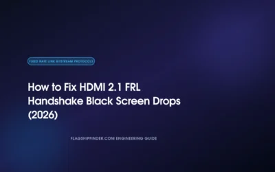 How to Fix HDMI 2.1 FRL Handshake Black Screen Drops (2026)