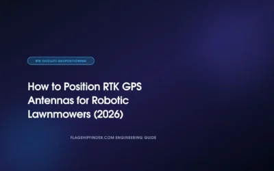 How to Position RTK GPS Antennas for Robotic Lawnmowers (2026)