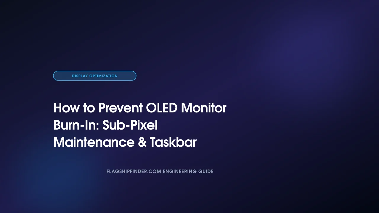 How to Prevent OLED Monitor Burn-In: Sub-Pixel Maintenance & Taskbar Optimization (2026)