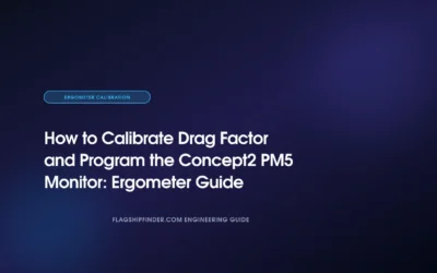 How to Calibrate Drag Factor and Program the Concept2 PM5 Monitor: Ergometer Guide (2026)