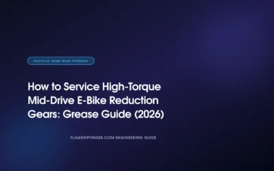 How to Service High-Torque Mid-Drive E-Bike Reduction Gears: Grease Guide (2026)