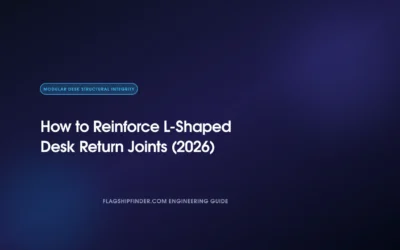 How to Reinforce L-Shaped Desk Return Joints (2026)