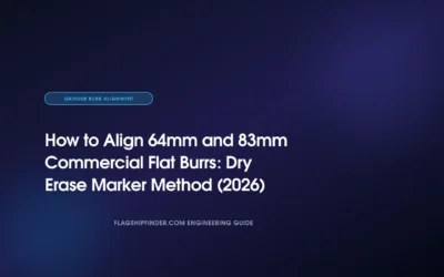 How to Align 64mm and 83mm Commercial Flat Burrs: Dry Erase Marker Method (2026)