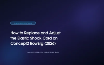 How to Replace and Adjust the Elastic Shock Cord on Concept2 RowErg (2026)