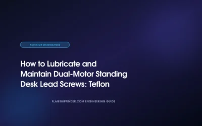 How to Lubricate and Maintain Dual-Motor Standing Desk Lead Screws: Teflon Grease Guide (2026)
