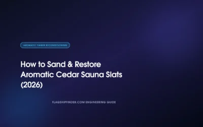 How to Sand & Restore Aromatic Cedar Sauna Slats (2026)