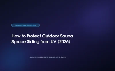 How to Protect Outdoor Sauna Spruce Siding from UV (2026)