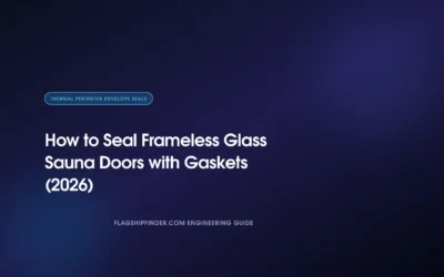 How to Seal Frameless Glass Sauna Doors with Gaskets (2026)